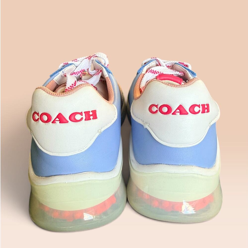 Coach - Citysole Court Periwinkle Low Top Sneakers 6.5 Style Code: G5509 - Picture 2 of 9